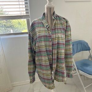 Men’s button down long sleeve shirt